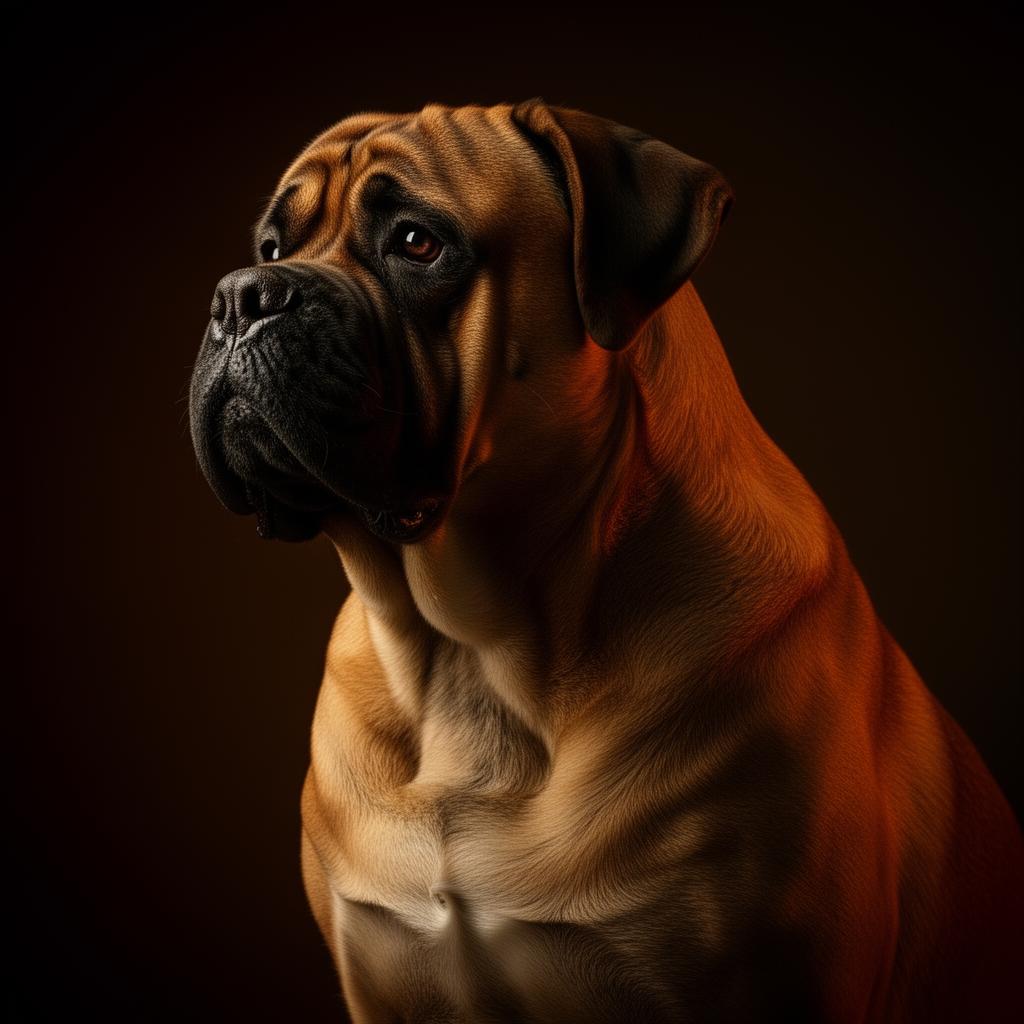 Majestic bullmastiff